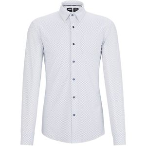 BOSS - Overhemd - Zwart - Polyamide/Elastaan - Regular Fit