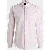 BOSS - H-ROAN-BD-E-C1-243 - Casual Overhemd - Roze - 100% Katoen, Lange Mouwen