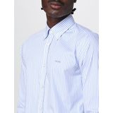 BOSS Black - H-ROAN-BD-E-C1-243 - Overhemd - Blauw - Katoen/Polyamide/Elastaan