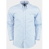 BOSS Black - H-ROAN-BD-E-C1-243 - Overhemd - Blauw - Katoen/Polyamide/Elastaan