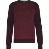 BOSS - Dairon - Trui - Rood - Regular Fit - Wolmengsel