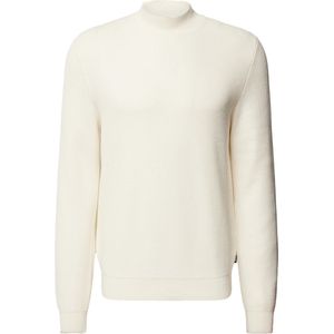 BOSS - Gebreide Coltrui - Grijs - Wol/Katoen