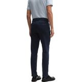 BOSS Black - Katoenen Broek - Blauw - Katoen/Lyocell/Elastaan