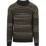 BOSS Pullover Aturn Wolblend Strepen Zwart - Heren - Pullovers