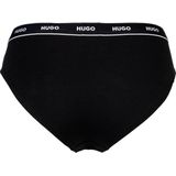 HUGO - Stripe Panties - 3-pack - Damesondergoed - Zwart - Katoen