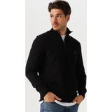 BOSS Orange - Pullover - Zwart - Katoen/Kasjmier