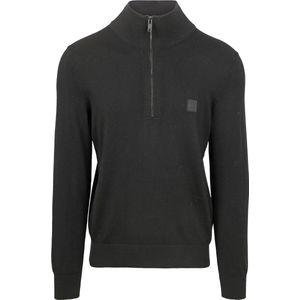 BOSS Orange - Pullover - Zwart - Katoen/Kasjmier