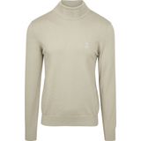 Hugo Boss - Rollneck Trui - Beige - Katoen - Regular Fit