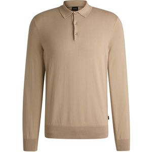 BOSS Gemello Long Sleeve Polo Beige - Größe M