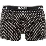 HUGO BOSS - Power - Boxershorts - Zwart/Beige - 3-Pack, Katoen Elastaan Mix
