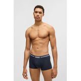 BOSS - Menswear - Boxershorts - Blauw - Katoen - Drievoudige Verpakking