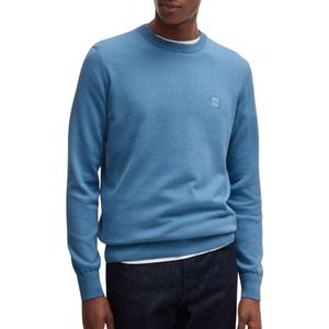 Boss Orange - Kanovano - Pullover - Blauw - Katoen/Kasjmier