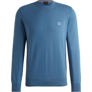 Boss Orange - Kanovano - Pullover - Blauw - 95% Katoen, 5% Kasjmier