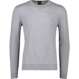BOSS - Botto - Trui - Grijs - Regular Fit - Wol