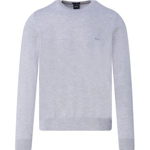 HUGO BOSS - Botto - Trui - Grijs - 100% Wol - Regular Fit