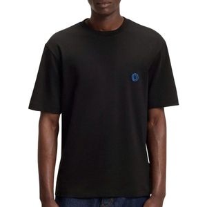 HUGO - Niley - T-shirt - Blauw - 100% Katoen