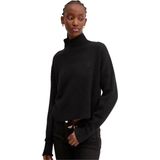 HUGO - Sesty - Trui - Zwart - Staande Kraag - Lange Mouwen