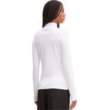 HUGO - Blue Longsleeve - Wit - Easy Longsleeve_B - Met Opstaande Kraag