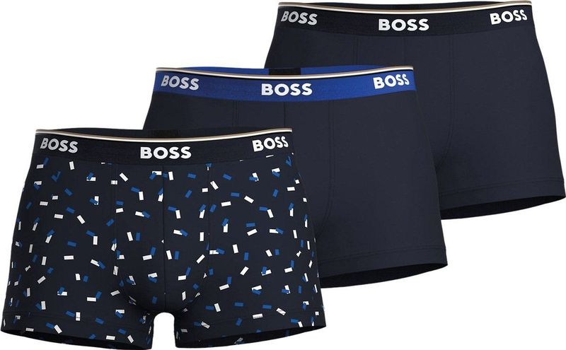 HUGO BOSS Power - Boxershort - Blauw - Set van 3