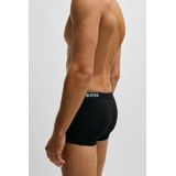 HUGO BOSS - Power - Boxershorts - Zwart/Beige - 3-Pack, Katoen Elastaan Mix