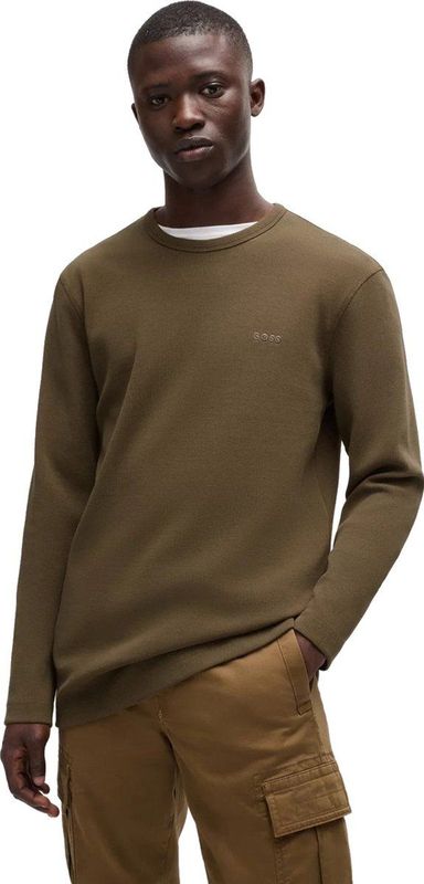 Hugo Boss Orange - Tempesto - T-shirt - Bruin - Katoenmix