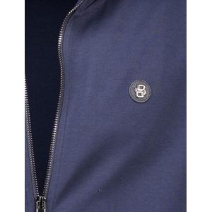 Hugo Boss - Black Vest - Effen Blauw - Katoen - Normale Fit