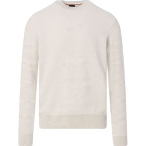 BOSS Pullover Amercury Ecru - Heren - Pullovers