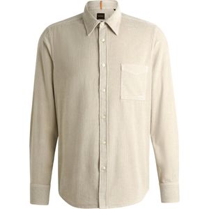 Boss - Relegant - Overshirt - Beige - Katoen - Normale Fit