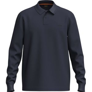 Hugo Boss - PE Interlock Long - Sweater - Dark Blue - Interlock Jersey