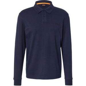Hugo Boss - PE Interlock Longsleeve Polo - Black - Interlock Jersey