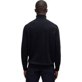 Hugo Boss - Rollneck Trui - Beige - Katoen - Regular Fit