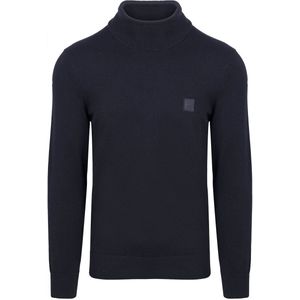 Hugo Boss - Rollneck Trui - Beige - Katoen - Regular Fit