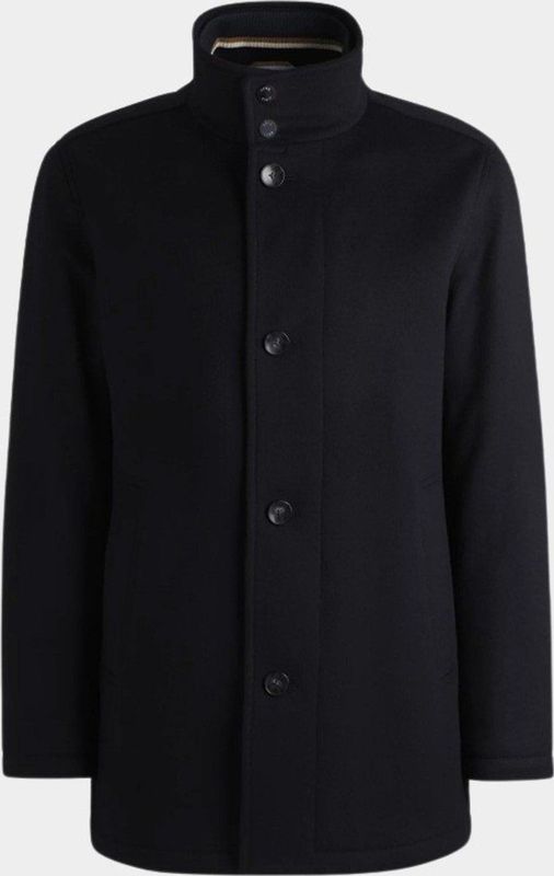 Boss - Coxtan - Winterjas - Navy - 90% Wol 10% Kasjmier