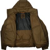 BOSS Omaris Jas - Bruin - Heren - Winterjassen - Gemaakt van Gerecycled Polyester