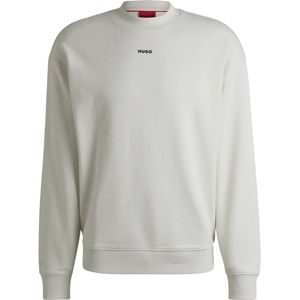 Oversized sweatshirt met labelprint, model 'Dapocrew'