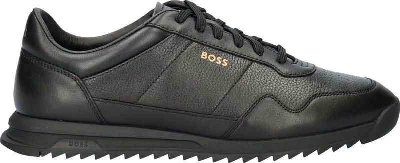 BOSS - Zayn Low - Lage Sneakers - Zwart - Leer - Heren