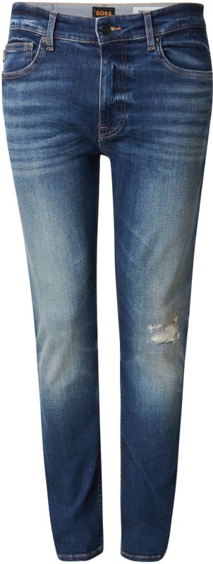 BOSS Orange - 5-Pocket Jeans - Blauw - Katoenmix - Regular Fit