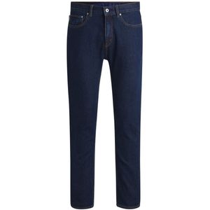 Jeans - Donkerblauw - 99% Katoen - Slim-Fit
