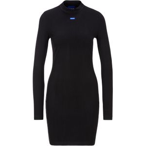 OTTO HUGO Blue Jerseyjurk Nilla met duimopening & logo-badge