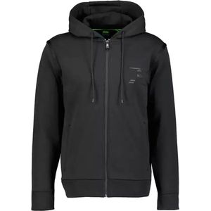 Hugo, Heren, Sweatshirts & Hoodies, Zwart, Maat: M Katoen,