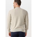 Boss - Gebreide Trui - Grijs - Katoen/Kasjmiermix