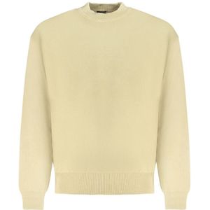Hugo Boss - Gebreide Trui - Beige - Met Logo Elegant