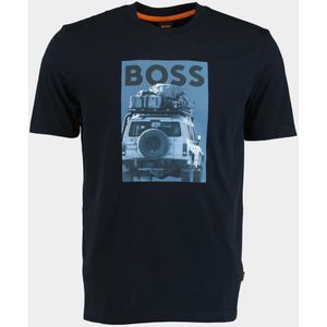 BOSS - Orange T-shirt - Blauw - Korte Mouw - 10260136