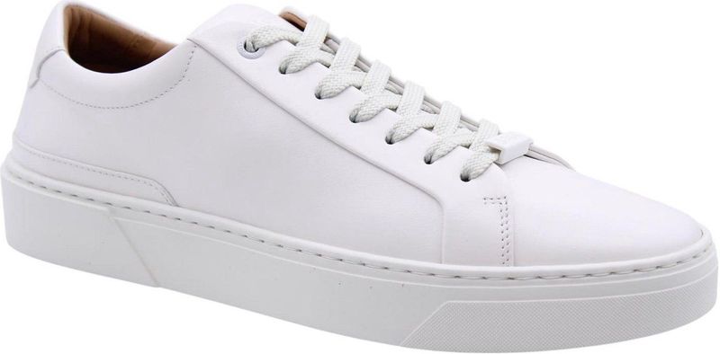 BOSS - 50536841 Sneakers - Wit - Leer - Plat - Veters - Casual