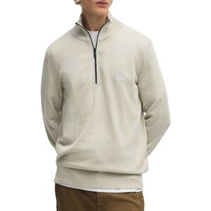 BOSS Orange - Pullover - Beige - Katoen/Kasjmier
