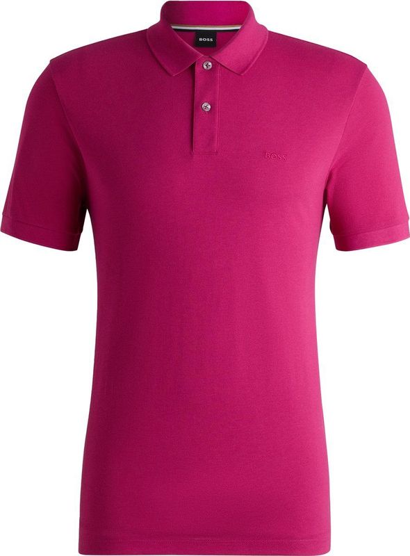 Boss - Pallas - Poloshirt - Blauw - Katoen