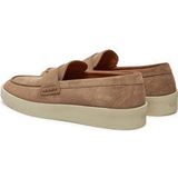 Boss - Clay - Loafer - Beige - Suède - Imitatieleer - Flexibele Rubberen Loopzool