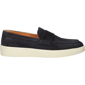 Boss - Clay - Loafer - Donkerblauw - Suède - Imitatieleer