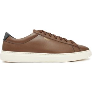 BOSS Kieran_Tenn Sneaker, Casual-Schnürschuh, Halbschuh, Freizeitschuh mit softem Schaftrand