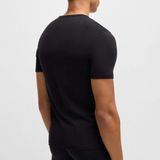 BOSS T-shirt in Set van 3 - Met Labelstitching - Ronde Hals